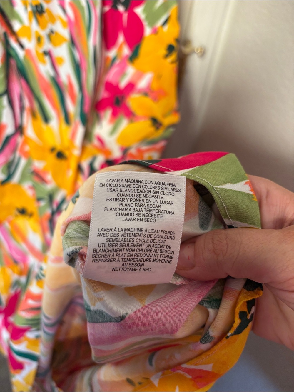 Maggy London Bright Floral V-Neck dress long - Picture 6 of 9
